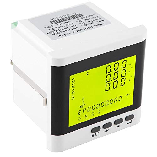 FTVOGUE Multi Function Three Phase Programmable Power Meter Electric Digital LED Ammeter Voltmeter,Electric Energy and Measuring Instruments