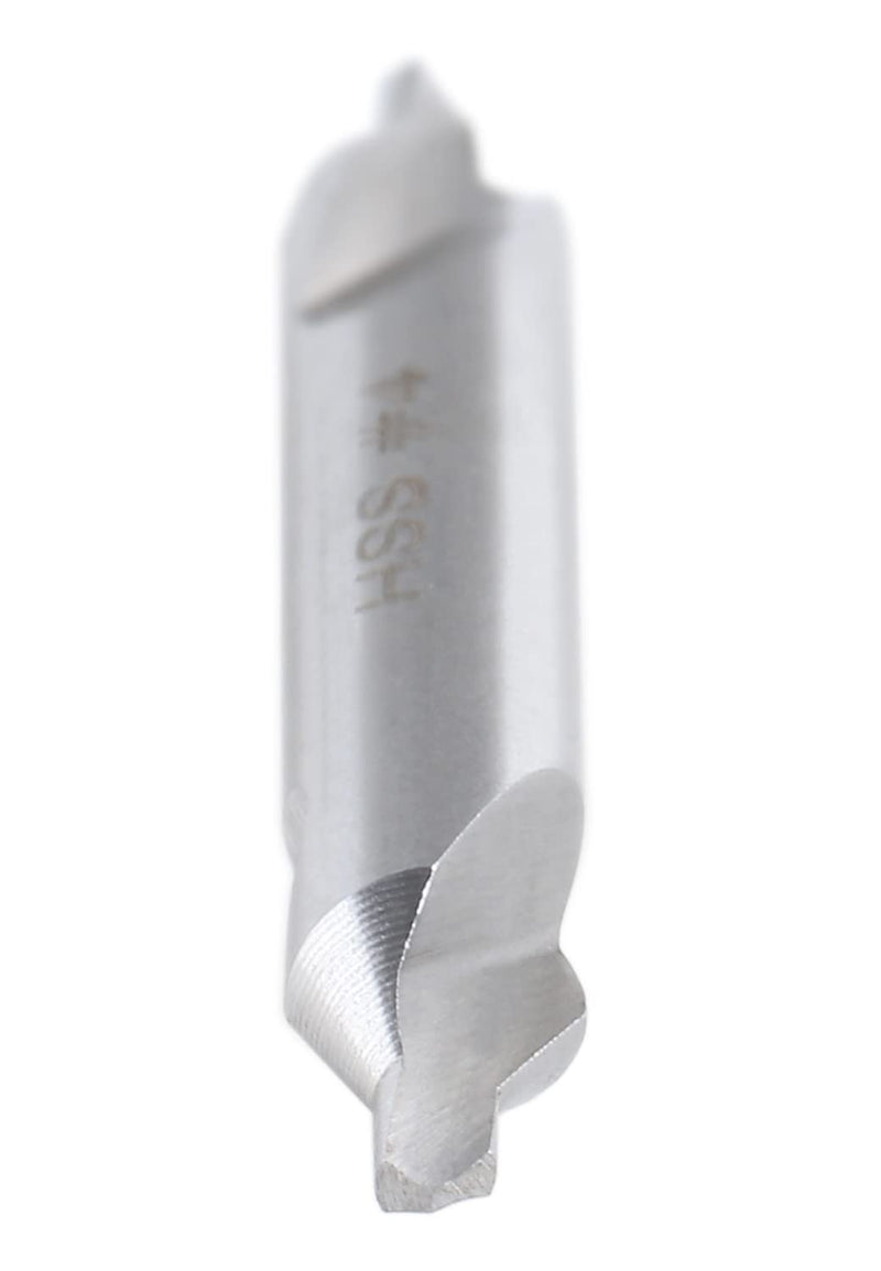 Accusize #4 HSS Center Drill, 0530-0400x10 | No.4, 5/16" x 1/8" x 2-1/8", 10 Pcs Pack, H.S.S. Center Drill Bits NO.4, 5/16" x 1/8" x 2-1/8", 10 pc