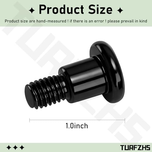 5 Pack Short M6 Step Bolt Compatible with Black-Stone Gas Griddle 1785 1868 1901 1902 1962 1963 2307 2322 2256 1916 2151, Fit Gas Griddles with Side Shelve