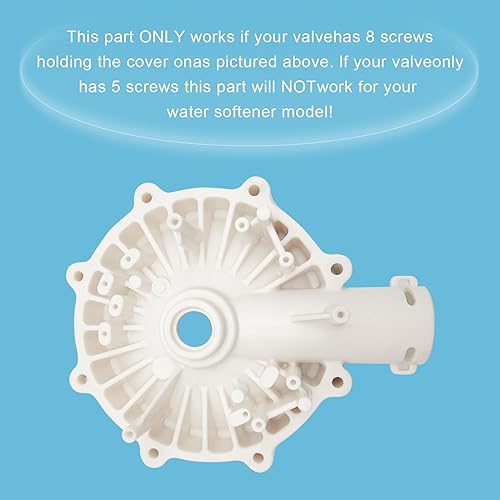 WS35X10020 Seal Kit Water Softener Rotor Seal Kit Compatible with GE Whirlpool Water Softener for High Flow 1" Water Softeners
