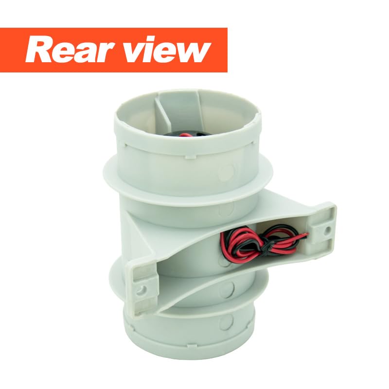 Inline Blower，Bilge Blower 12V 4A Marine Bilge Blower Air Blower Boat Cool Fan Marine Ventilation 3 inch