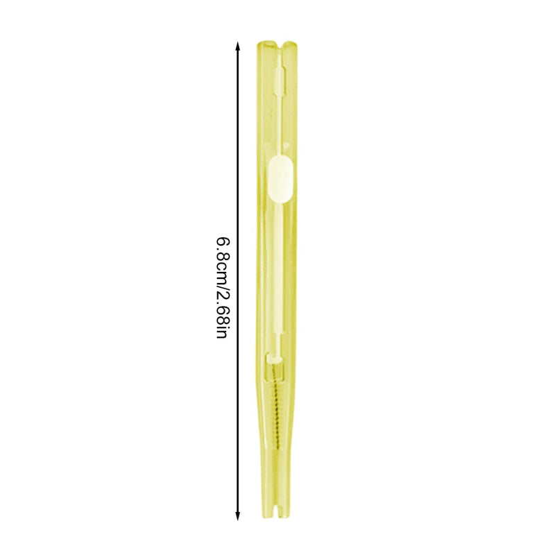 Phone Port Cleaning Tool Retractable Electronic Brush Laptop Jack Dust Kit (Yellow) Yellow