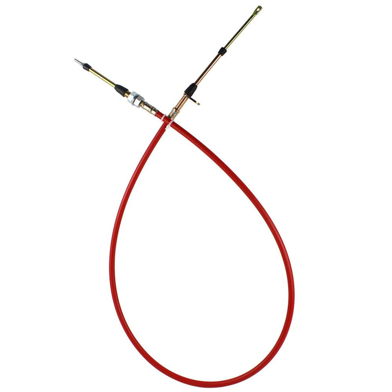 Automatic Transmission Shifter Cable Compatible with B&M Heavy Duty Shifter Cable Eyelet End 0.375" Outer Diameter 5 Ft Long Repalce Af72-1002 BMM-80833