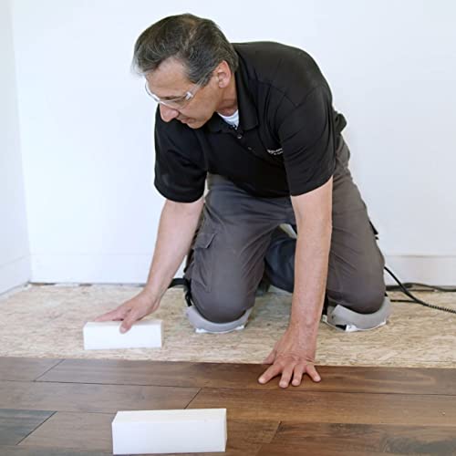 Powernail UHMW Ultra High Molecular Weight Polyethylene Tapping Block for Engineering, Flooring, DIY, White (8" x 2.4" x 2.4") 8" x 2.4" x 2.4"