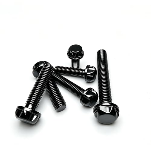 Black M6 Security Bolts, 40mm M6*40mm