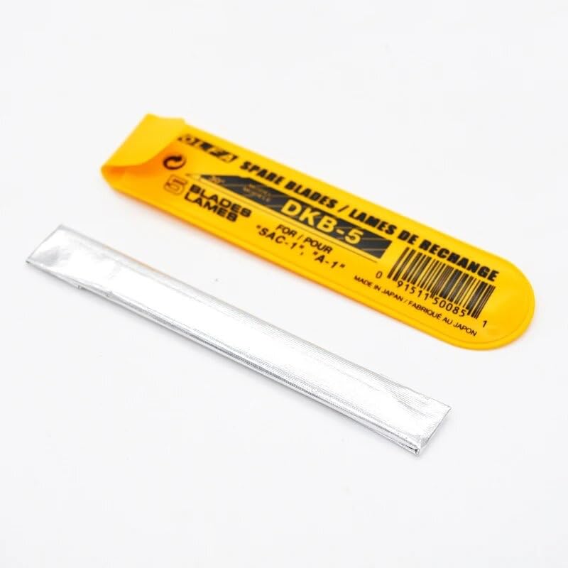 OLFA DKB-5 30-degree sharp angle art blade wallpaper/car film blade 50 pieces, Made in Japan, Silver