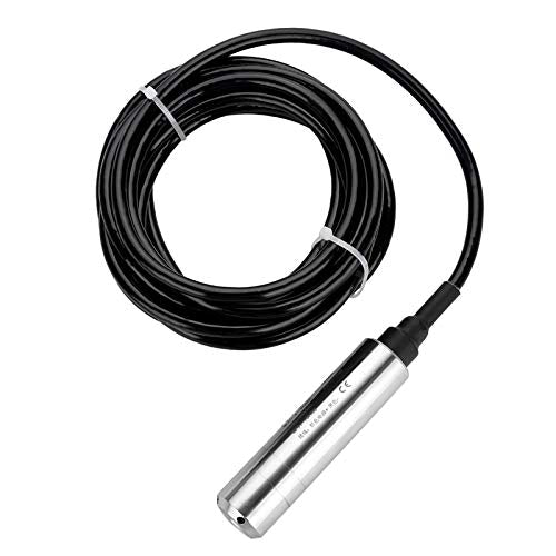 Water Level Sensor TL231 Input Liquid Level Transmitter Sensor for Tank 0-5m Range Depth, DC24V 4-20mA