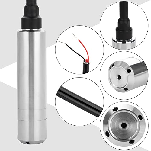Water Level Sensor TL231 Input Liquid Level Transmitter Sensor for Tank 0-5m Range Depth, DC24V 4-20mA
