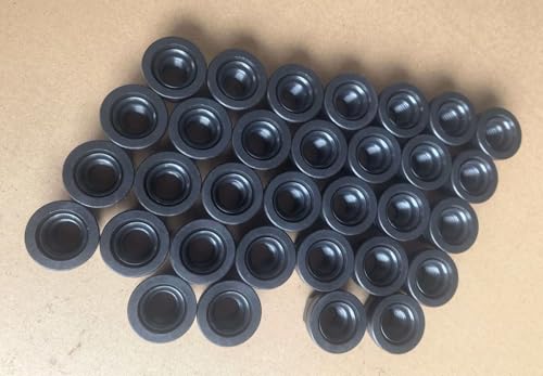 32pcs M14*2 Factory Style Open-end Flange Flat Lug Nuts 611-196 Replacement for 1999-2002 Ford F-250 F-350 F-450 F-550 F53 Super Duty (32) 32