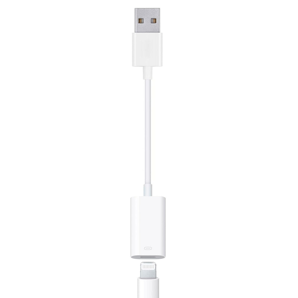 USB Male to Lightning Female Audio Adapter Cable,Type A to Lightning Dongle Converter Support Volume Control Mic Compatible with MacBook Computer PC Headphone,Earphones, Earbuds, and More