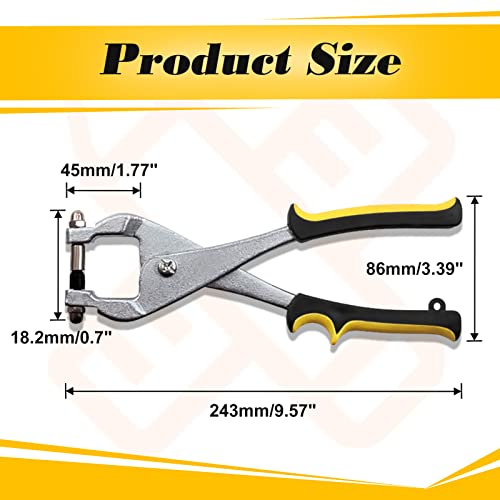 SPEEDWOX Ceiling Grid Punch Pliers 10 Inches Grid Hole Punch