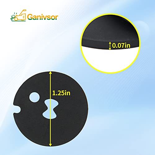 Ganivsor 7204362 (4/Pack) Water Softener Venturi Gasket 720436 Fits for Whirlpool, Kenmore, Kenmore Elite & Ecodyne - 7082582, 7163663, 7190547 and 7176195 Water Softener Parts Replacement