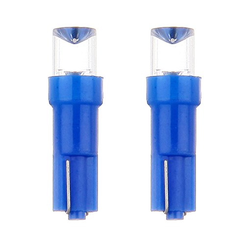 cciyu 10 Pack Blue T5 74 73 Instrument Cluster Panel Gauge Dash LED Bulb light 17 57 37 T5 Diode Led Bulbs Replacement fit for Dashboard Gauge Light Speedometer Odometer Tachometer