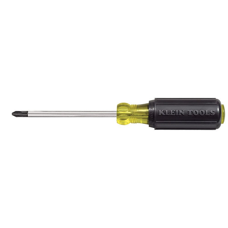 Klein Tools 80031 Screwdriver Set, Made in USA, 5-Piece Kit Includes 2 Slotted, 2 Phillips and 1 Square Tip Screwdriver, Cushion Grip Comfort