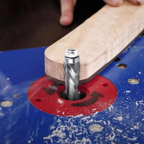 Extra-Long Bottom Bearing Spiral Flush Trim Router Bit 1/4" Shank
