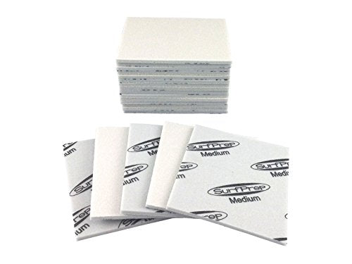5-1/2 x 4-1/4 x 3/16 Inch Sanding Sponges, Medium 120-150 Grit Sponge Sanding Pads with Aluminum Oxide Side, 10 Pack Flexible Contour Sand Sponge for Wood, Auto Paint, Plastics & Metal Sander 120 Grit