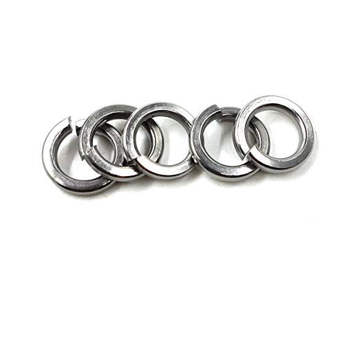 M8 Stainless Steel Split Lock Washers, 8mm ID, 12mm OD,18-8 (304) Stainless Steel, Spring Lock Washers for M8 Screw Bolts 150pcs (M8)