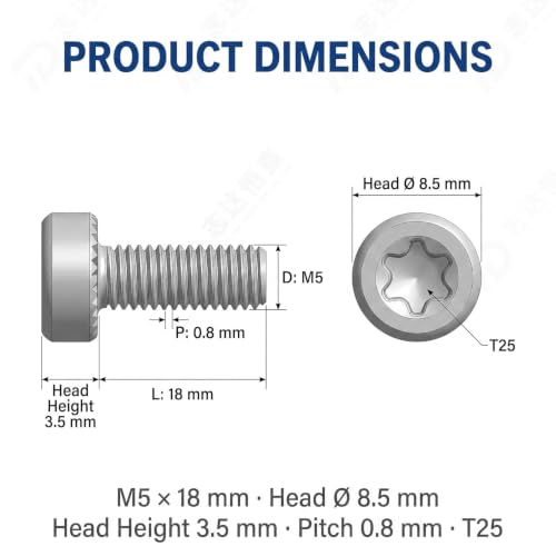 10 Pcs Silver Spline Screw, Fit for STIHL Chainsaw Weed Eater Strimmer 9022 340 1010, Chainsaw Parts and Accessories