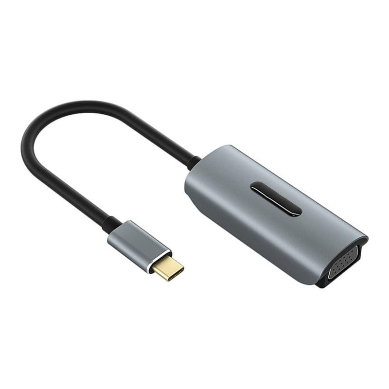 Replacement 4 in 1 USBC to HDMI VGA USB3.0 PD Docking Station 1 in 4 Out Compatible Computer Host Phone Laptop Mac TYPEC External HDMI Monitor TV Projector Cable Splitter Hub 4K30HZ
