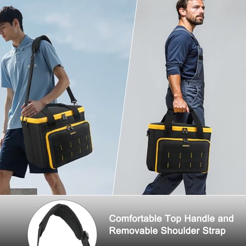 Tool Bag Compatible with DEWALT 20V MAX Circular Saw DCS391B/DCS565B Yellow