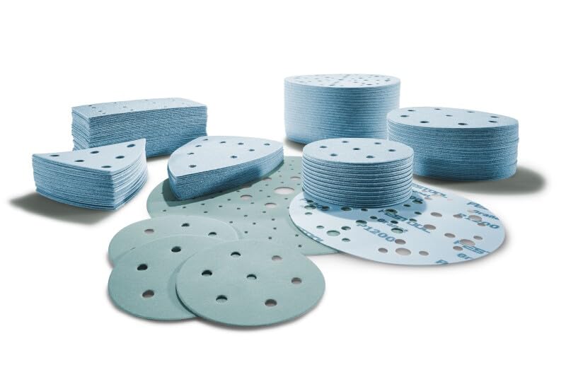 Festool Granat PLANEX 8-7/8-Inches (225mm) Diameter Abrasive Sanding Discs, 25-Pack (P80 Grit, 25, Count) Grain 80 P80 Grit / 25 pk