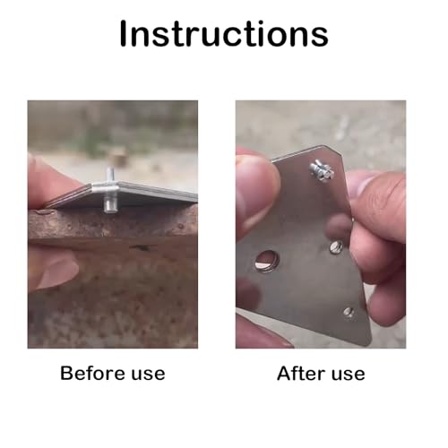 300 Pcs Hammer Drive Rivets, Aluminum Core Rivets with Round Head for Household, Mechanical Equipment, Electronic Equipment, Heavy-Duty Applications 300Pcs