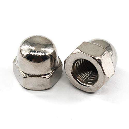 M16 Acorn Cap Nut Hex Nut Set 304 Stainless Steel 10PCS M16