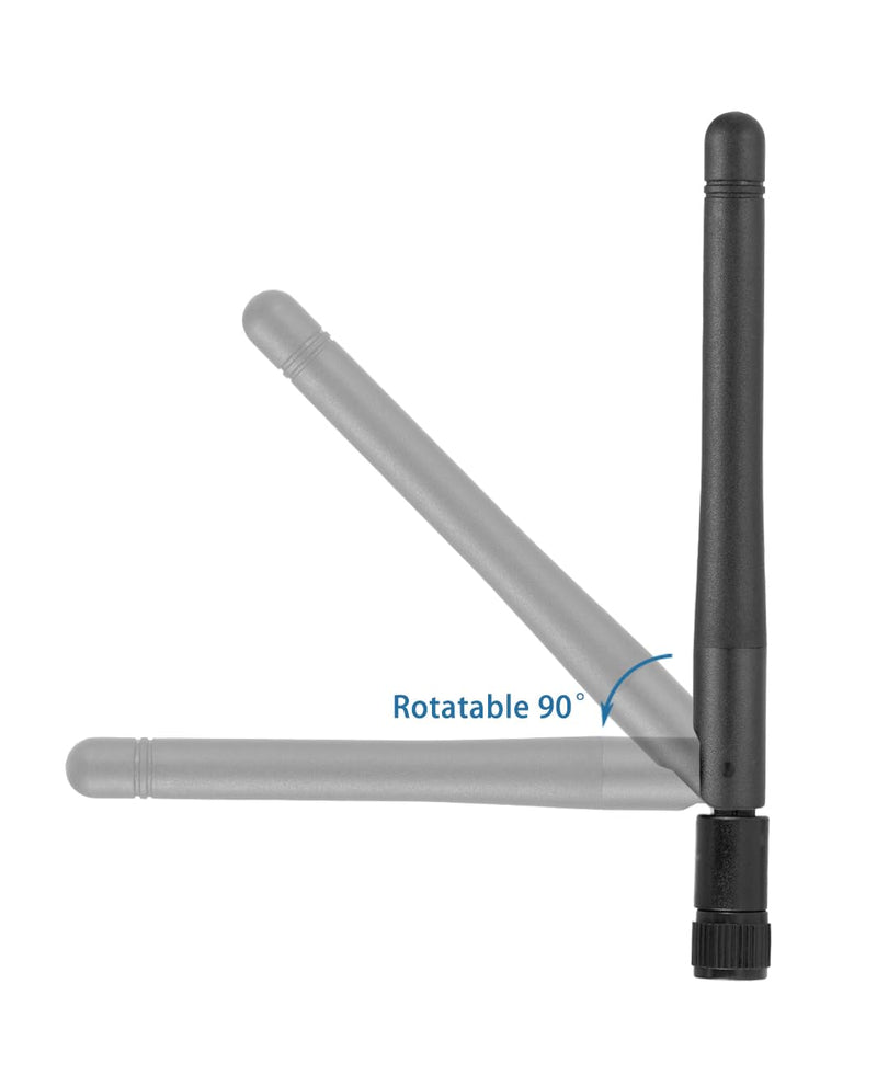 4PCS Dual Band WiFi Antenna 2.4GHz 5GHz 5.8GHz 3dBi MIMO SMA Male for WiFi Router Wireless LAN Card PCIe Card Router Video Surveillance Monitor 4pcs