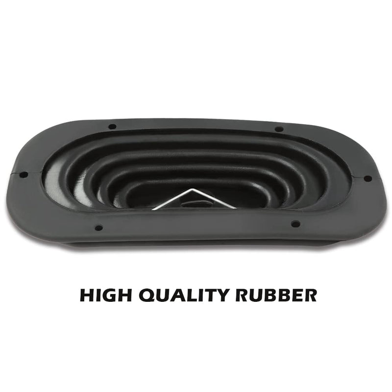 CHEDA Shifter Boot Compatible with 1976 1977 1978 1979 Jeep CJ5 CJ7 Transfer Case Shift Boot Black 1976-1979 Jeep CJ5 CJ7