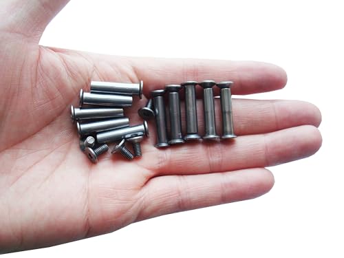 10 pcs Knife Handle Bolt Rivets Screw Fastener Nut Assortment Sets