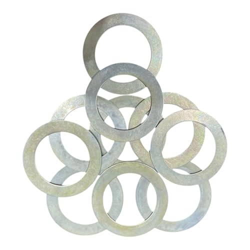 Bucket Pin Shims Washers Size 90mm x 60mm x 2mm Set of 10 Pcs Fits and Compatible with Various Earthmoving Machines