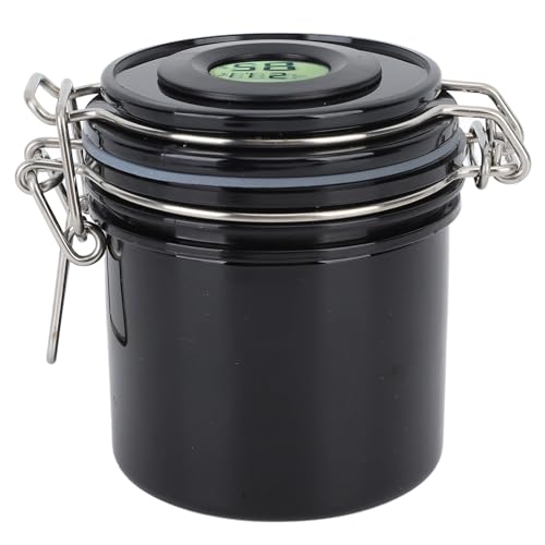 Eyelash Glue Storage Jar 250ml Thermometer Hygrometer Lash Extension Glue Storage Container (black), shenruifafn15cy2rdz-11