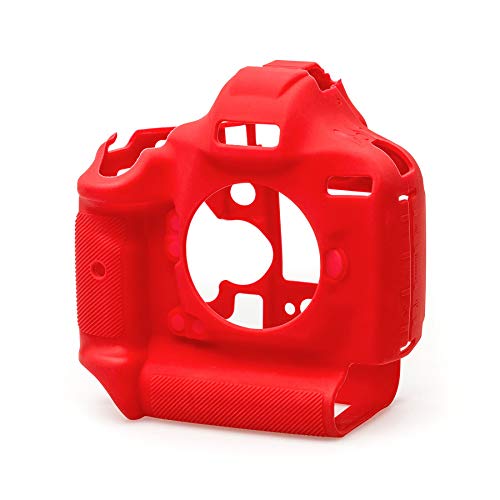 easyCover Silicone Protection Cover for Canon EOS 1Dx, 1Dx Mark II & Mark III Cameras, Red