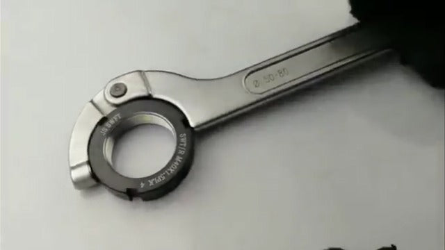 Adjustable C Spanner Hook Wrench Tool Set 3/4-2"(19-51mm)2-4 3/4"(51-121mm) Square head 2 Kinds of Size