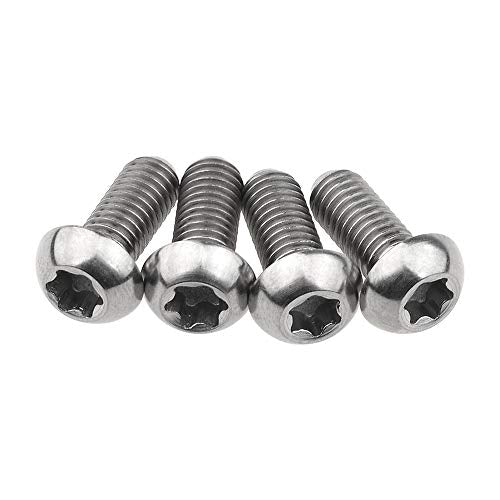 4Pcs Titanium M5x12mm Holder Torx Head Bolt Screw (Normal Titanium) Normal Titanium