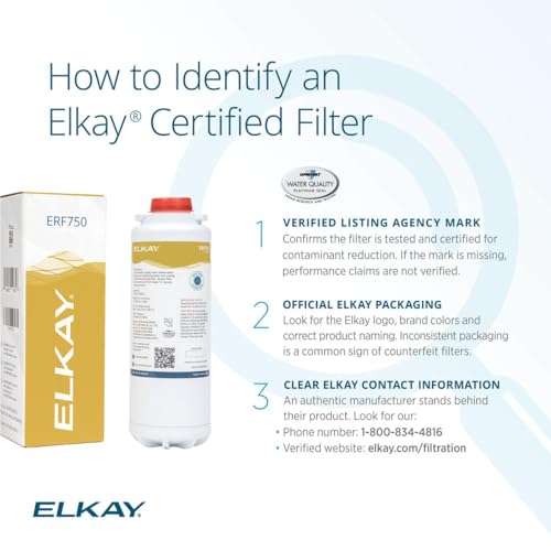 Elkay Genuine WaterSentry ERF750 Residential Replacement Filter