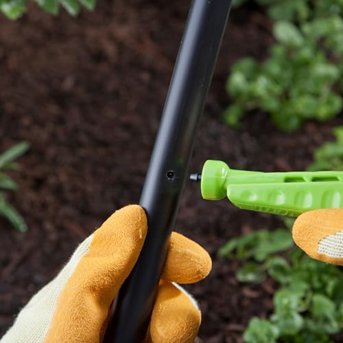 Raindrip 63500UB, 4-in-1 Cut N' Punch Tool, For Drip Irrigation Supply Tubing and Drip Systems, Multi-Functional Irrigation Accessory Tool, Green