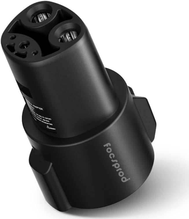 J1772 to Tesla Charger Adapter, Max 80A 250V Fast Charging for Tesla Model 3/Y/X/S/Cybertruck Connecting Charging Adapter, Compatible with SAE J1772 EV Adapter Only for Tesla 80A J1772 to Tesla Charger Adapter