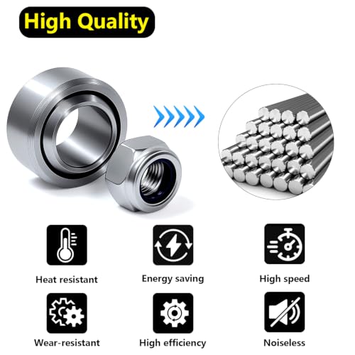 Replace Part # 50754 Compatible with Air Lift Performance Suspension Pillowball Bearing & Nut Kit