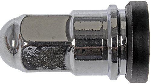 Dorman 611-302 Wheel Nut M14-1.50 Flanged Flat Face - 21 mm Hex, 53.7 mm Length Compatible with Select Ford Models, 5 Pack