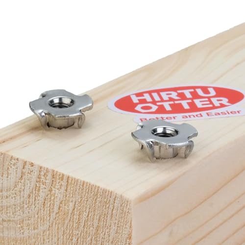 304 Stainless Steel T-Nuts 4-Pronged 5/16"-18 (50 PCS) 50.0