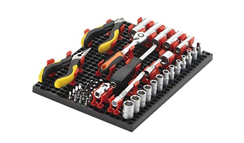 Ascend Tools Organizer Genie 1/4" Socket Holder Pegboard Accessory – Holds 1/4" Drive Sockets (50 Per Pack), Tool Storage Organizer 1/4'' drive socket holders - 50 pieces