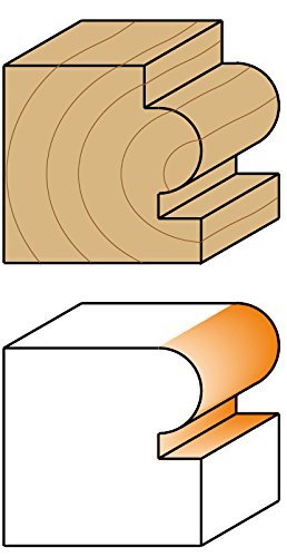 CMT 861.564.11 Corner Beading Bit, 1/2-Inch Shank, 1/4-Inch Radius,Orange