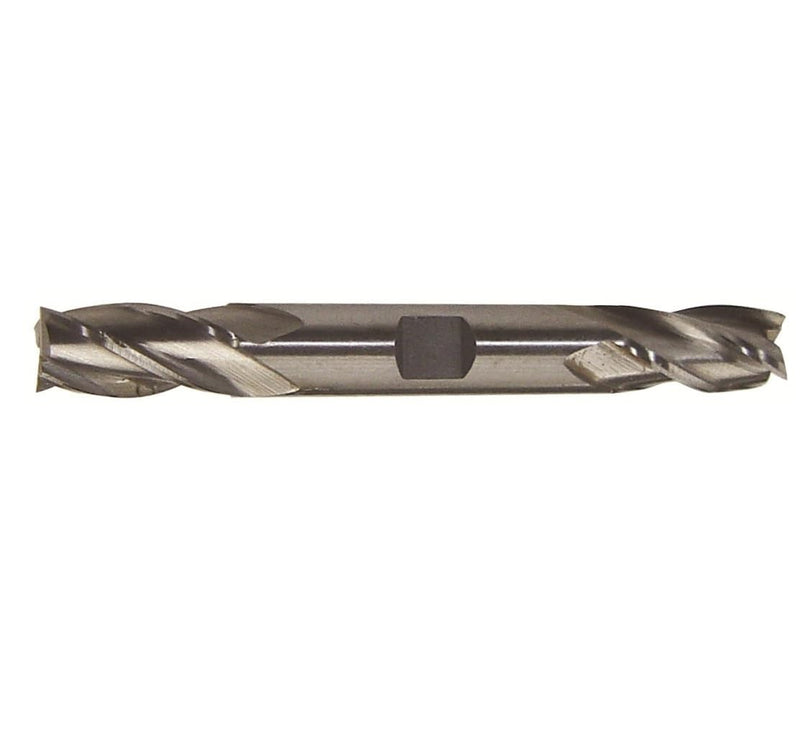 Drill America 1" X 1" High Speed Steel 4 Flute Double End End Mill, DWC Series 1 in 1 Inches 6-1/2 Inches Unfinished DWCF252
