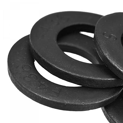 uxcell 3/4-Inch Flat Washer, Alloy Steel Black Oxide Finish Pack of 25 3/4 Inch