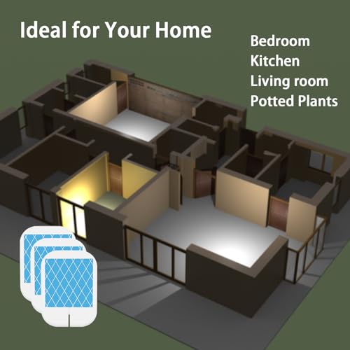 36 Pack VF01 Indoor Plug in Refill Cards,VF01S Sticky Card Glue Boards