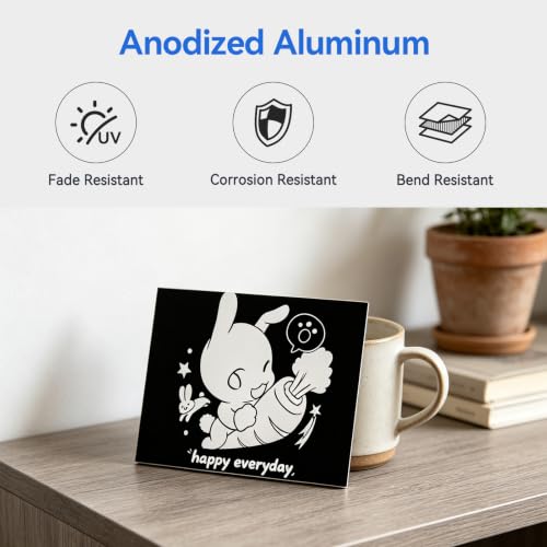 12 Pcs Anodized Aluminum Sheet Blanks 4"x4", Laser Engraving Plate 4"x4"(12pcs)