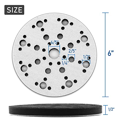 6 Inch Interface Pad Compatible with Festool 150 Random Orbital Sanders