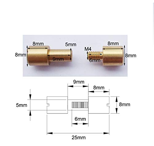 Brass Bracket Corby Bolts Fasteners Bracket Lock Rivets (8mm) 8mm