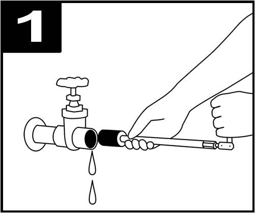 1-1/2" Jet Swet single temporary plumbing plug tool
